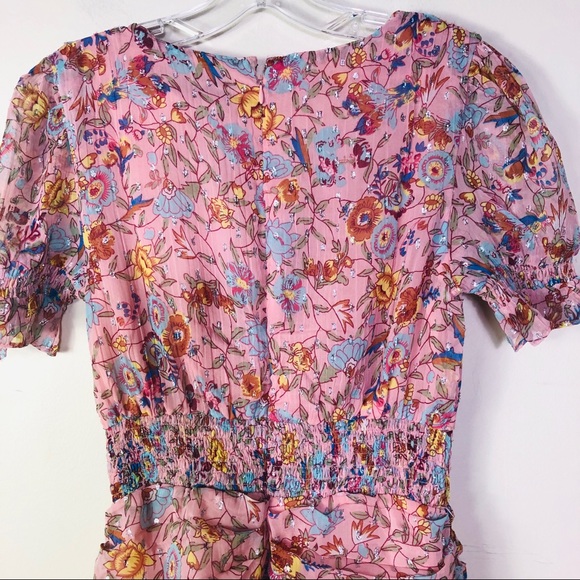 WALTER BAKER NWT Pink floral dress back zipper SIZE: 4 - Picture 3 of 11